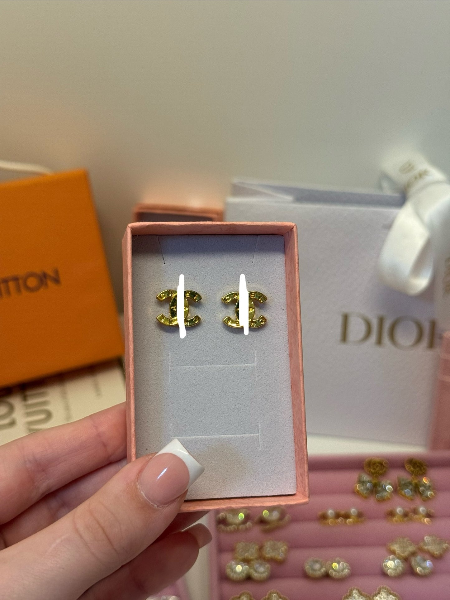 Gold CeCe Earrings