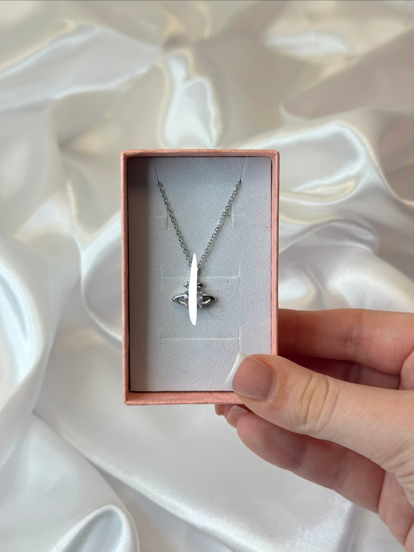 Silver Orb Necklace