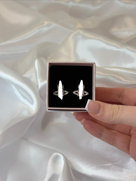 Pink Orb Earrings