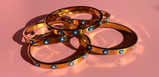 1 evil eye elegance bangle