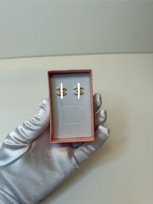 Perfect Pearl CC Earrings Gold