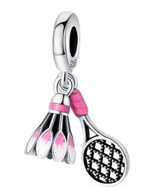 Brilliant Badminton Charm