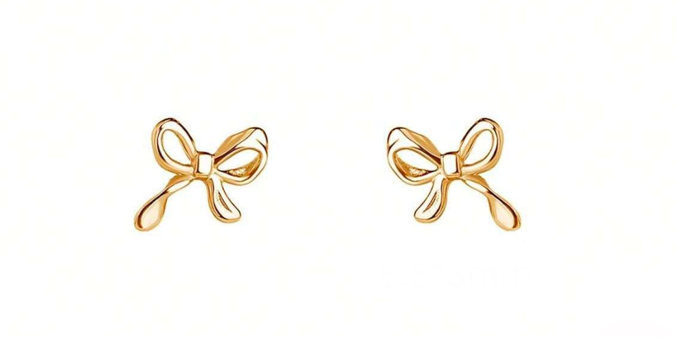 Gold Bowtastic Earrings