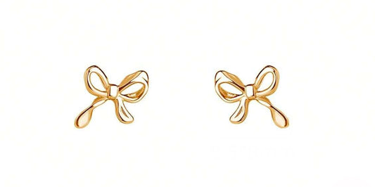 Gold Bowtastic Earrings